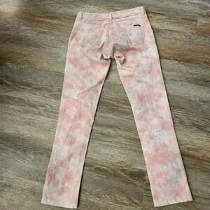 Maison Scotch Pink And White stretch Jeans size 28/32